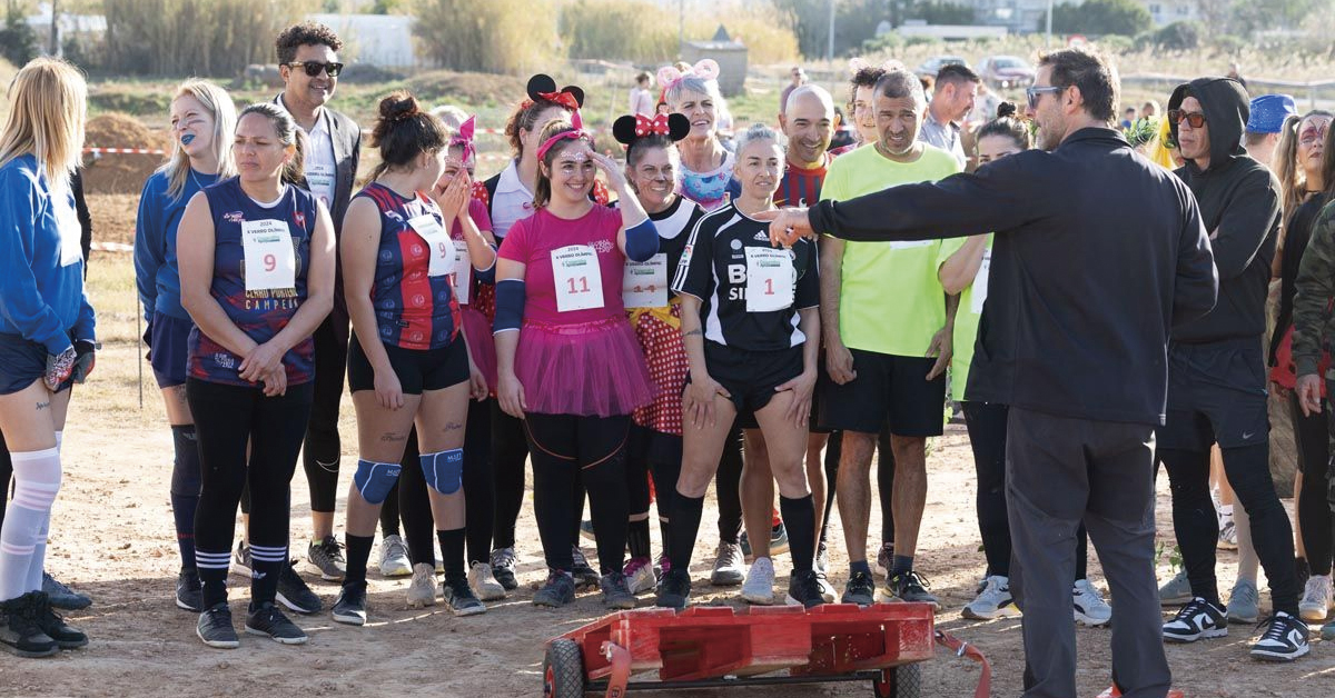 participantes en la carrera de sant antoni rural