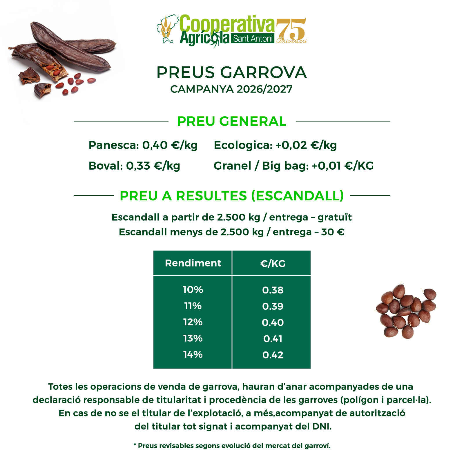 algarroba rrss