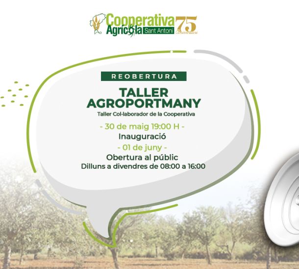 Reobertura taller portmany i inauguració