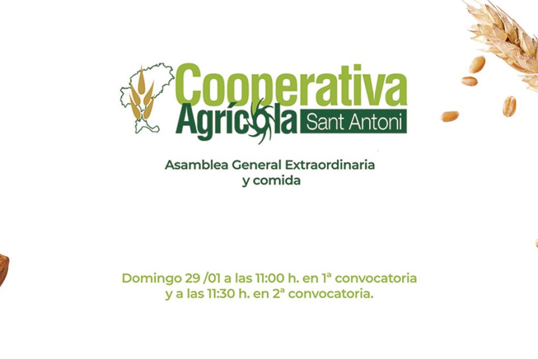 Asamblea General Extraordinaria de la Cooperativa de Sant Antoni