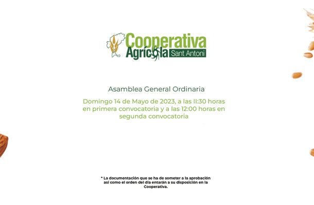 Convocada la Asamblea General Ordinaria el 14 de Mayo